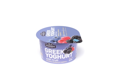 Yogurt greco alla frutta (mora, mirtillo, lampone) 150g